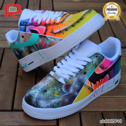 AF 1 Two Universe vs Neon Flash Custom Shoes Sneakers - custom shoes maker