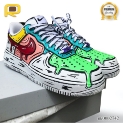 AF 1 Multicolor Cartoon Drip Custom Shoes Sneakers - custom shoes near me