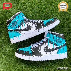 AJ 1 Dippy Sketch Custom Shoes Sneakers - nk0002711