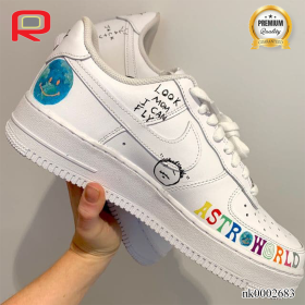 AF 1 Astroworld Custom Shoes Sneakers - nk0002683