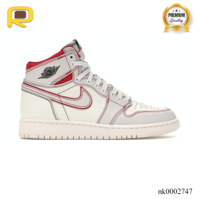 AJ 1 Retro High Phantom Gym Red Shoes Sneakers - nk0002747