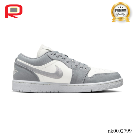 AJ 1 Low SE Light Steel Grey Shoes Sneakers - nk0002799
