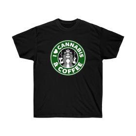 I Love Green Coffee Men T-Shirt