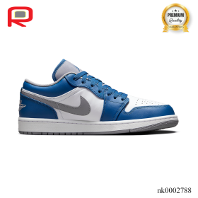 AJ 1 Low True Blue Shoes Sneakers - nk0002788