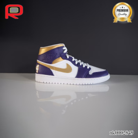 AJ 1 Player Name & Number Royalty Custom Shoes Sneakers - nk0002849