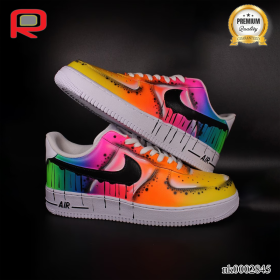 AF 1 Neon Flash Custom Shoes Sneakers - nk0002845