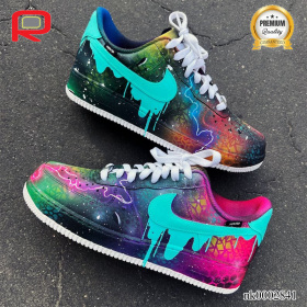 AF 1 Galaxy Drip Custom Shoes Sneakers - nk0002841