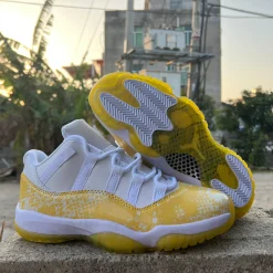 AJ 11 Retro Low Tour Yellow Snakeskin Shoes Sneakers - nk0002830 - Image 9