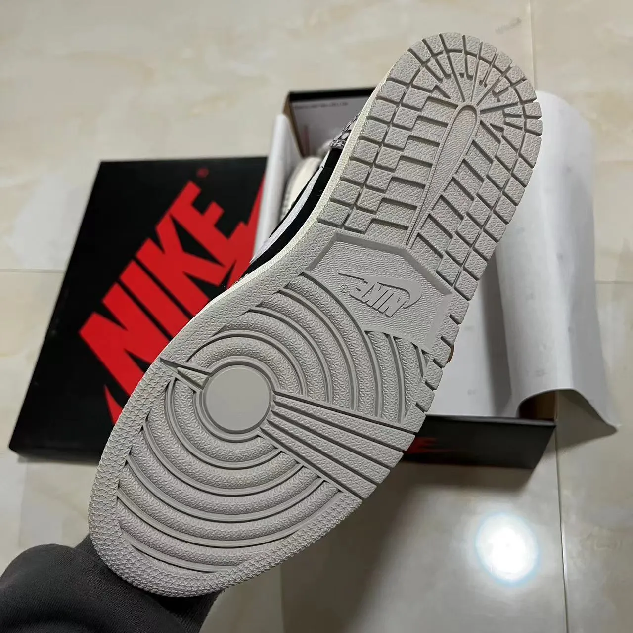 AJ 1 Low OG Black Cement Elephant Shoes Sneakers – nk0002832 - Image 11