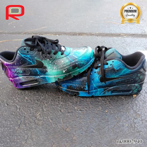 AM 90 Dark Moon Custom Shoes Sneakers - custom shoes near me