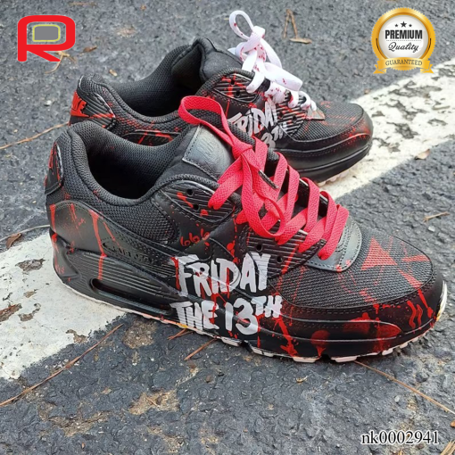 AM 90 Friday The 13th Custom Shoes Sneakers - custom shoes maker