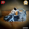 AM 90 Grey Brick Art Custom Shoes Sneakers - custom shoes paint