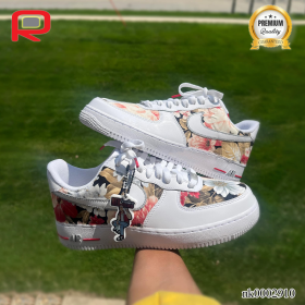 AF 1 Floral Custom Shoes Sneakers - nk0002910
