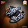 AF 1 Black Cartoon Custom Shoes Sneakers - custom shoes basketball