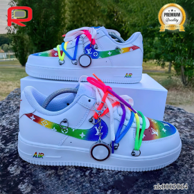 AF 1 Rainbow Custom Shoes Sneakers - nk0003064