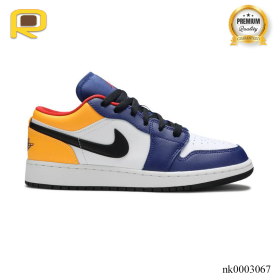 AJ 1 Low GS 'Royal Yellow' (Premium) Shoes Sneakers - nk0003067