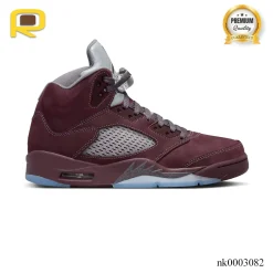 AJ 5 Burgundy Shoes Sneakers - nk0003082