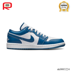 AJ 1 Low Marina Blue Shoes Sneakers - nk0003224