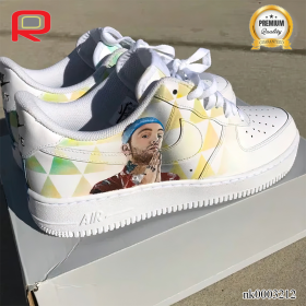 AF 1 Mac Miller Memorial Custom Shoes Sneakers - nk0003212