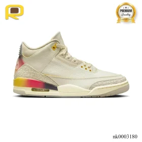 J Balvin x AJ 3 Medellín Sunset Shoes Sneakers - nk0003180