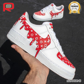AF 1 x LV x Supreme 3 Custom Shoes Sneakers - nk0003243