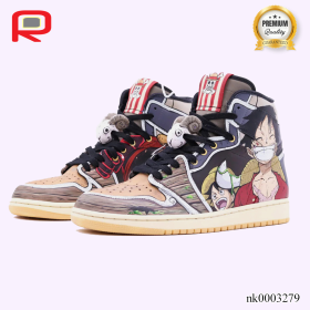 AJ 1 High Pirate Custom Shoes Sneakers - nk0003279