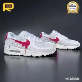 AM 90 Dripped Logo Custom Shoes Sneakers - nk0003344