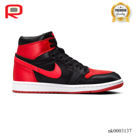 AJ 1 Retro High OG Satin Bred Shoes Sneakers - nk0003137
