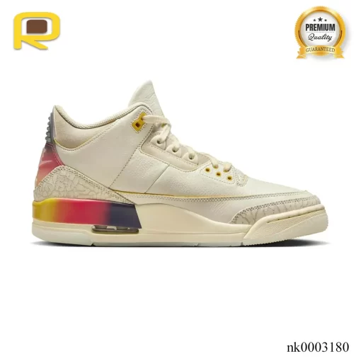 AJ 3 x The J.Balvin Medellin Sunset Shoes Sneakers - nk0003180