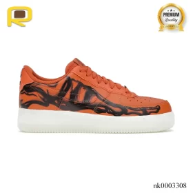 AF 1 Low Orange Skeleton Halloween Shoes Sneakers – nk0003308