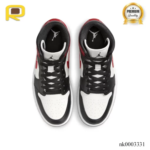 AJ 1 Mid Black Toe Shoes Sneakers - nk0003331 - Image 4