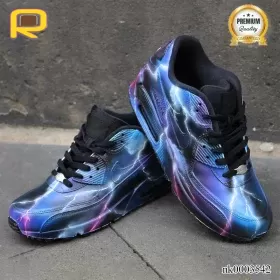AM 90 Thunderstorm Custom Shoes Sneakers - nk0003542