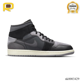 AJ 1 Mid Craft Inside Out Black Shoes Sneakers - nk0003429