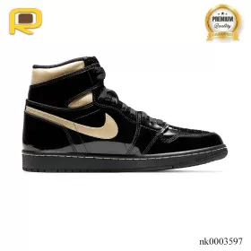 AJ 1 Retro HighBlack Metallic Gold 2020 Shoes Sneakers - nk0003597