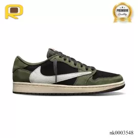 Travis Scott x AJ 1 Low OG Black Olive Shoes Sneakers – nk0003548