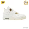AJ 4 Sail Metallic Gold Shoes Sneakers - nk0003549