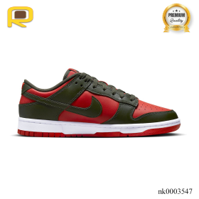 Dunk Low Mystic Red Cargo Khaki Shoes Sneakers - nk0003547