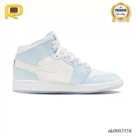 AJ 1 Mid SE Glitter Swoosh Shoes Sneakers - nk0003558