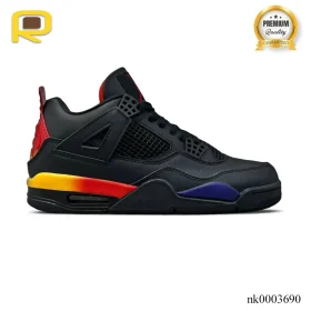 J Balvin x AJ 4 Gradient Rainbow Shoes Sneakers - nk0003690