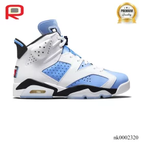 AJ 6 Retro UNC White Shoes Sneakers - nk0002320