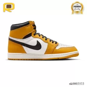 AJ 1 High OG Yellow Ochre Shoes Sneakers - nk0003533