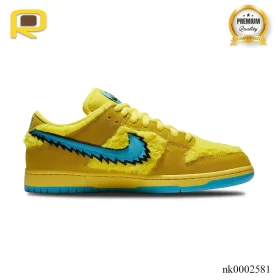 SB Dunk Low Grateful Dead Bears Opti Yellow Shoes Sneakers - nk0002581