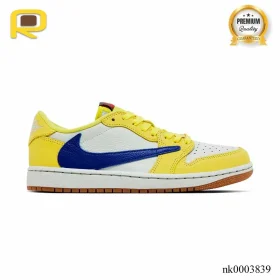 Travis Scott x AJ 1 Low OG Canary/Elkins Shoes Sneakers - nk0003839