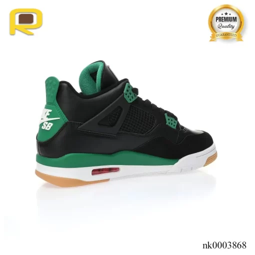 SB x AJ 4 Black Green Shoes Sneakers - nk0003868 - Image 3