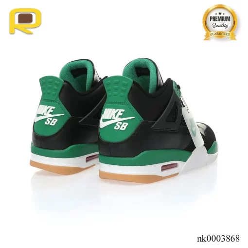 SB x AJ 4 Black Green Shoes Sneakers - nk0003868 - Image 7