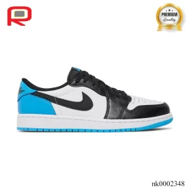 AJ 1 Low Dark Powder Blue Shoes Sneakers - nk0002348