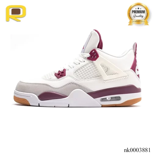 SB x AJ 4 Sapphire White Purple Shoes Sneakers - nk0003881 - Image 2