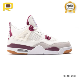 AJ 4 SB Sapphire White Purple Shoes Sneakers – nk0003881
