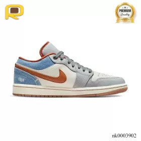 AJ 1 Low Phantom Denim Shoes Sneakers - nk0003902