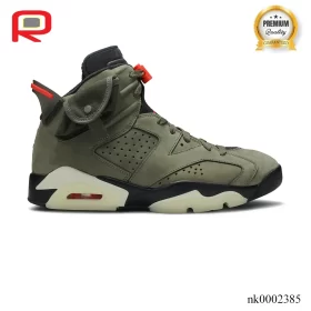 AJ 6 x Travis Scott Retro 'Olive' Shoes Sneakers - nk0002385